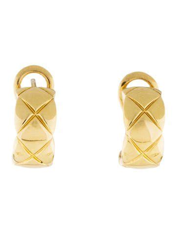 chanel huggie earrings|Chanel ring earrings.